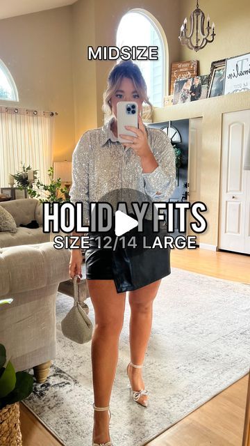 Shelby Scott on Instagram: "MIDSIZE HOLIDAY FITS | 🎅🎄 Comment “link” & I’ll send you a DM to shop this entire haul. I’m so excited to help you style your midsize body confidently this holiday season!! 🎄🤩 Follow for more @shelbysaywhatblog & I’ll be back to sharing thanksgiving outfits tomorrow, don’t worry 🦃✨" Curvy Girl Holiday Outfit, Casual Outfits Chubby, Midsize Body Outfits, Size 10 Outfits, Midsize Winter, Chubby Girl Outfits, Outfit Midsize, Mid Size Outfits, Chubby Style