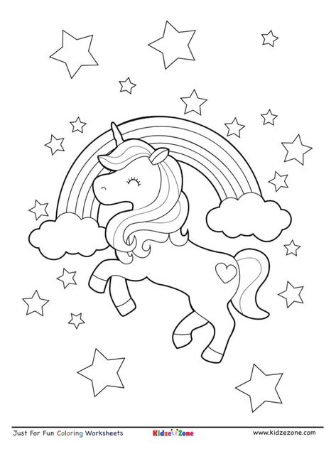 Unicorn Stencil, Unicorn Picture, Unicorn Stuff, Rainbow Drawing, Doll Template, Kids Colouring, Button Tree, Unicorn Drawing, Unicorn Coloring