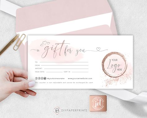 Excited to share the latest addition to my #etsy shop: DIY Gift Certificate Template Gift Voucher Certificate Download Printable Voucher Editable Gift Card Printable Marketing Certificate 01 https://etsy.me/3m4UwCD #instantdownload #customcard #insertcard Gift Voucher Beauty Salon, Gift Voucher Template Printable Free, Gift Card Beauty Salon, Gift Card Design Voucher, Digital Gift Card Design, Gift Voucher Design Ideas, Gift Card Design Ideas, Gift Voucher Design Templates, Gift Certificate Design