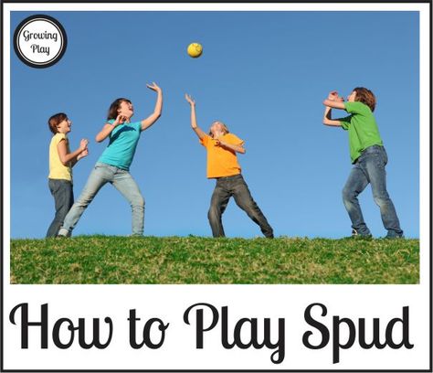 how to play spud #playoutside #outdoorgames Teen Team Building Activities, School Recess, Recess Games, Gym Games For Kids, Fun Team Building Activities, Group Games For Kids, Pe Activities, Team Building Games, Pe Games