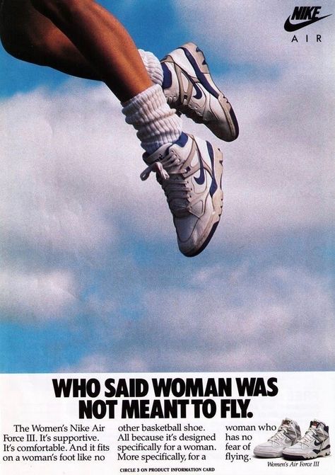 80s Aesthetic Poster Prints, Vintage Adidas Aesthetic, Old Nike Ads, Retro Nike Poster, Iconic Ads, Old Nikes, Jordan Poster, Nike Poster, Nike Ad