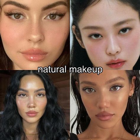 Natural make up Salty Makeup Look, Different Type Of Makeup Look, Libra Venus Makeup, Different Makeup Looks Style, Types Of Makeup Styles Names, Different Types Of Makeup Styles, Different Types Of Beauty, Makeup Types Names, Different Makeup Styles Names