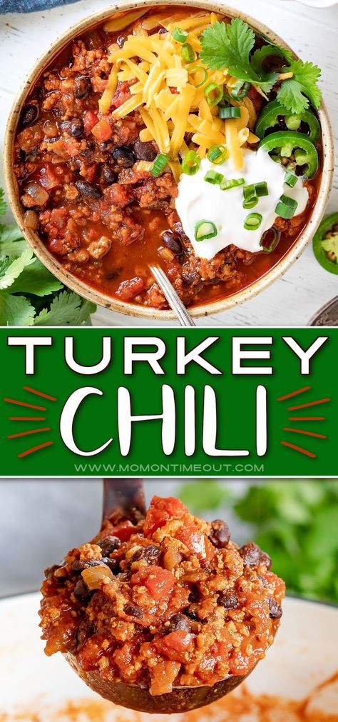 Chilli Recipe Easy Ground Turkey, Turkey Chipotle Chili, Turkeychili Turkey Chilli, Chili Recipe Crockpot Easy Ground Turkey, Ground Turkey Recipes Chili, Hearty Turkey Chili, Easy Healthy Turkey Chili, The Best Turkey Chili You’ll Ever Taste, Chilli Recipe Ground Turkey