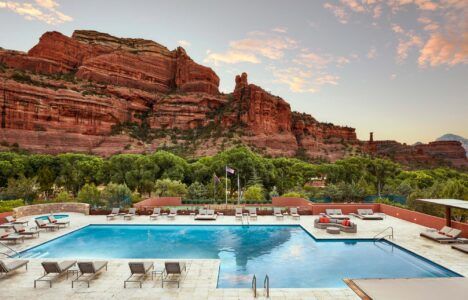 Sedona Arizona Hotels, Arizona Hotels, Enchantment Resort Sedona, Sedona Resort, Sedona Vacation, Oasis Pool, Desert Resort, Best Honeymoon Destinations, Best Honeymoon