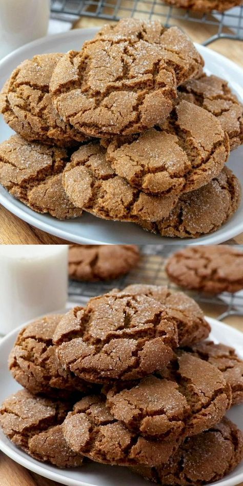 Ginger Snap Cookies Recipe, Ginger Snaps Recipe, Easy Homemade Cookies, Ginger Snap Cookies, Ginger Snap, Ginger Cookies, Cookies Decorated, Biscuit Cookies, Easy Cookie Recipes