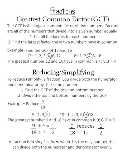 Greatest Common Factor & Reducing Fractions ~ Anchor Chart *Jungle Academy* Reducing Fractions Anchor Chart, Greatest Common Factor Anchor Chart, Hesi Math, Reduce Fractions, Igcse Maths, Reducing Fractions, Greatest Common Factor, Fractions Anchor Chart, Interactive Math Journals