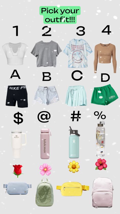 Pick ur outfit!!!#outfit#preppy#aesthetic#outfitchoice Pick Ur Outfit, Outfit Preppy, Preppy Aesthetic, Cute Outfits, Beauty, Clothes