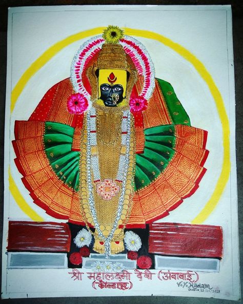 Diwali Mahalaxmi Aari Work Design, Mahalaxmi Drawing, Devi Pics, Laxmi Rangoli, Ready Rangoli, God Drawings, Blouse Painting, Tire Cake, Diwali Crafts