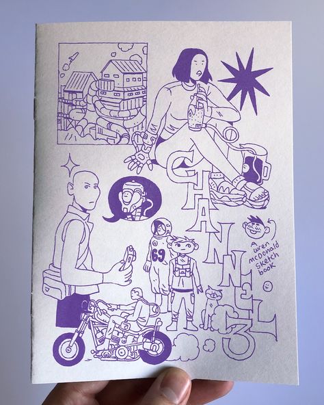 WREN MCDONALD New Sketchbook, Zine Design, Risograph Print, Wren, The Store, Small Businesses, Sketch Book, The Past, Doodles