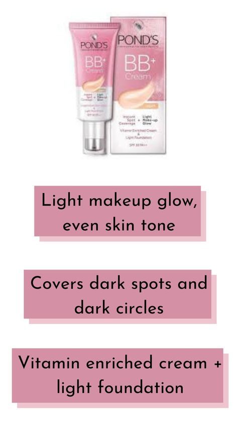 Pondsall in one BB cream is formulated with pro-vitamin b3. Light Foundation, Cream Design, Vitamin B3, Light Makeup, Bb Cream, Even Skin Tone, Makeup Products, Dark Circles, Dark Spots