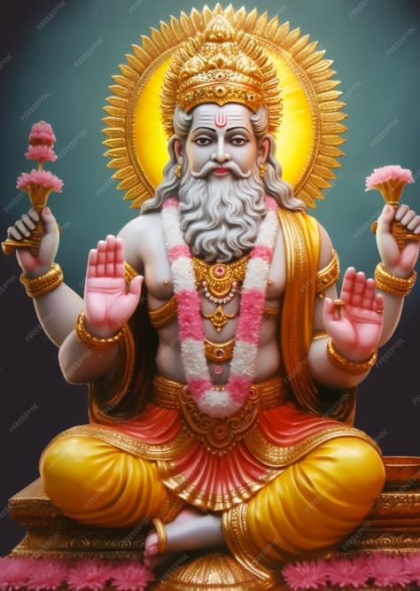 विश्वकर्मा जी की फोटो, Baba Vishwakarma, Biswakarma God Murti, Flower Background Design, Dolphin Art, Swami Samarth, Indian Art Gallery, Beautiful Wallpaper For Phone, Doodle On Photo