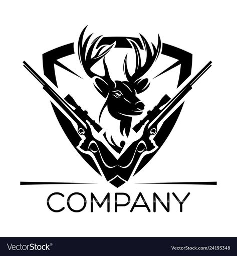 Hunting Logo Design, Deer Hunting Logo, Hunting Logo, Deer Stencil, Deer Logo, Wood Burn Designs, Hunting Deer, Eagle Art, Wood Carving Designs