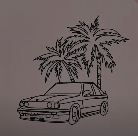 Frank Ocean Art Drawing, Frank Ocean Car Tattoo, Frank Ocean Inspired Tattoos, Car Tattoos For Guys, Frank Ocean Tattoo Ideas, Frank Ocean Drawing, Frank Ocean Tattoo, Earthy Tattoos, Places For Tattoos