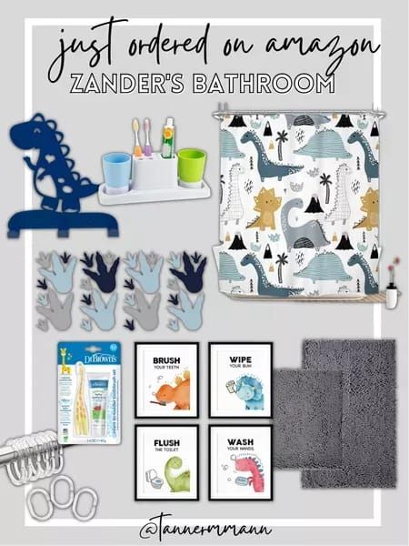 Dino Bathroom Ideas, Toddler Bathroom Ideas Boys, Dinosaur Bathroom Decor, Baby Boy Bathroom Ideas, Boys Bathroom Ideas Toddler, Boys Bathroom Ideas Kid Decor, Toddler Boy Bathroom Ideas, Dinosaur Bathroom Ideas, Toddler Boy Bathroom