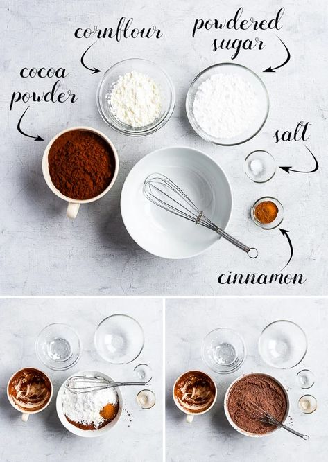 Homemade Hot Chocolate Mix - The Loopy Whisk Starbucks Brownie Recipe, Hot Chocolate Macarons, Transparent Mug, The Loopy Whisk, Loopy Whisk, Hot Cocoa Mix Recipe, Cocoa Powder Recipes, Hot Chocolate Mix Recipe, Homemade Dry Mixes