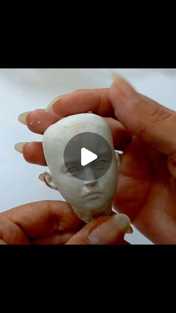 For more art videos join me on my YouTube channel. ❤️YouTube channel https://m.youtube.com/c/Melitaart Polymer Clay Sculpture Tutorial, Clay Face Sculpture, Sculpting Ideas, Sculpting Tutorials, Doll Making Tutorials, Sculpture Techniques, Clay Sculptures, How To Make Clay, Polymer Clay Sculptures