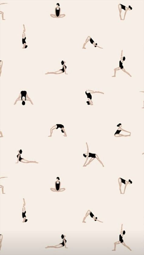 Pilates Wallpaper Iphone, Stretching Astethic, Yoga Wallpaper Backgrounds, Wellness Artwork, Pilates Graphic, Pilates Wallpaper, Pilates Illustration, Workout Background, Dance Meditation