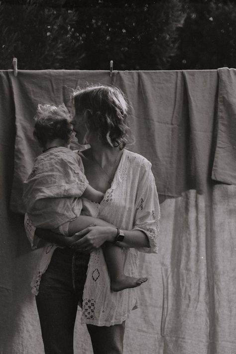 Clothesline Family Photoshoot, Motherhood Portraits, Lisa Sorgini, Motherhood Photos, Spring Inspo, Motherhood Photography, Mom And Daughter, Other Mothers, Scenic Design