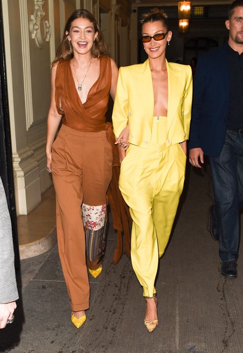 Haute Couture, Bella And Gigi Hadid, Gigi And Bella Hadid, Gigi And Bella, Johannes Huebl, Bella Gigi Hadid, Gigi Style, Gigi Hadid Outfits, Gigi Hadid Style