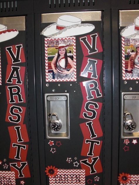 Locker room decor Cheerleading Locker Decorations, Sports Locker Decorations, Cheer Locker Decorations, Basketball Locker Decorations, Volleyball Locker Decorations, Football Locker Decorations, Locker Room Decorations, Cheer Decorations, Locker Decorations Diy