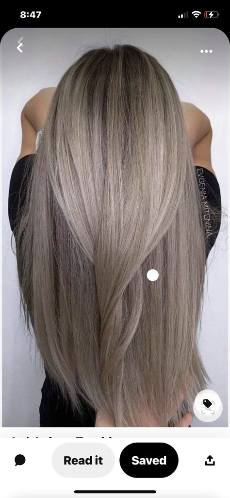 Ash Blonde Hair Color Ideas, Ash Blonde Hair Balayage, Ashy Blonde Hair, Straight Long Hair, 30 Hair Color, Beige Blond, Ash Blonde Hair Colour, Beige Hair, Gorgeous Hair Color