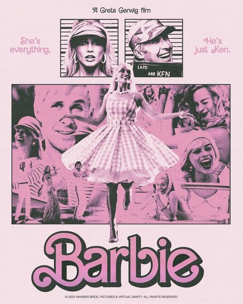 Barbie Poster, Aesthetic Barbie, 2023 Barbie, Barbie 2023, Charmmy Kitty, Dorm Posters, Movie Poster Wall, Poster Room, Pink Posters