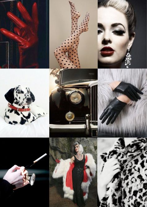 Cruella De Ville aesthetic inspiration Cruella Photoshoot Ideas, Cruella 2021 Aesthetic, Cruella Aesthetic Outfits, Cruella Moodboard, Cruella Deville Aesthetic, Villian Aesthetic Outfit, Ville Aesthetic, Cruella Aesthetic, Cruela Devil