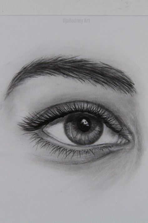 How to Draw Realistic Eyes Easy Step by Step: Eye Drawing Tutorial / Hello guy! In this tutorial you will learn to draw a realistic eye step by step easily, this video is about 53 minutes. I also show how to draw eyeball, eyelashes etc. Go watch the video to the end so you can see the final result of the artwork. Click on the link. How To Draw Eyelashes, Beautiful Pencil Drawings, How To Draw Realistic, Realistic Eyes, Realistic Eye Drawing, Draw Realistic, Eye Drawing Tutorials, Eye Sketch, 얼굴 그리기