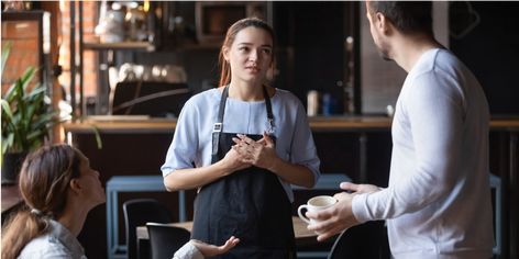 Do you have a strategy prepared for responding to negative reviews online? Step away from the keyboard and read these great tips before reacting in a public forum. https://zapier.com/blog/how-to-respond-to-negative-reviews/ Waiter Uniform, Working In Retail, Poor Family, Short Article, Standing In Line, Restaurant Owner, Bad Food, We Got It, Gloucester