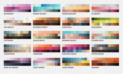 A Collection of Pretty Procreate Colour Palettes - Design Cuts Procreate Pallete, Colour Palette Procreate, Procreate Colour Palette, Texture Procreate, Procreate Palettes, Procreate Color Palettes, Adobe Illustrator Brushes, Procreate Palette, Pencil Texture