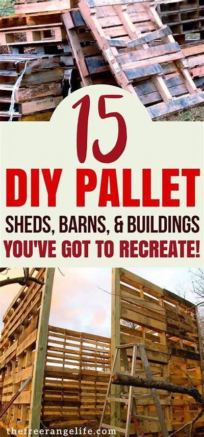 15 diy pallet shed barn and building Shed Out Of Pallets, Pallet Shed Ideas, Diy Pallet Shed, Pallet Sheds, Garden Shed Diy, Wooden Storage Sheds, Pallet Shed, Wood Shed Plans, Shed Building Plans