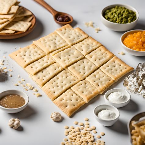 Saltine Cracker Recipe Diy Saltine Cracker Recipes, Homemade Saltines Recipe, Quick Cracker Recipe, Homemade Crackers Recipe Simple, Salted Crackers Recipes, Homemade Triscuits Cracker Recipe, Recipe For Crackers, Salty Homemade Snacks, Sourdough Saltine Crackers