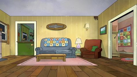 Big City Greens Background, Big City Greens, Green Cafe, Blocksburg Room Ideas￼, Apartment Floor Plan, Scenery Background, Cute Desktop Wallpaper, Family Cartoon, Cartoon Background