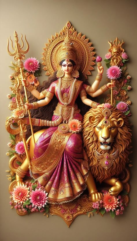 Mata Ji Wallpaper Hd, Goddess Durga Hd Wallpaper, Durga Goddess Beautiful, Maa Laxmi Hd Wallpaper, Indian Flag Photos, Hanuman Images Hd, Jay Mata Di, Durga Picture, Durga Ji