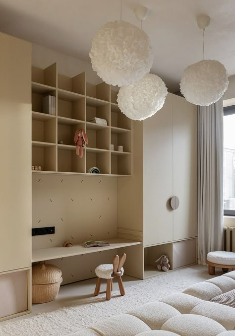 Beige Apartment, Minimalist Kids Room, Luxury Kids Bedroom, Kids Rooms Inspo, Minimalist Kids, Modern Kids Bedroom, Kids Bedroom Inspiration, Kids Interior Room, Interior Room