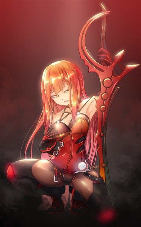 Elsword Online, Crimson Avenger, Elsword Game, Avengers Fan Art, Avengers Art, Elsword, Kawaii Girl, Dark Knight, Avengers