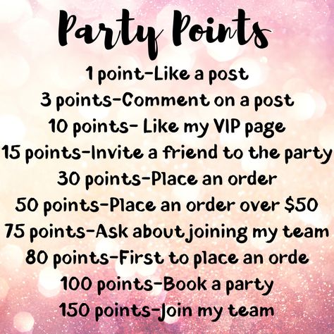 Facebook Party Games, Party Points, Facebook Group Games, Lemongrass Spa, Thirty One Party, Thirty One Consultant, Facebook Party, Online Parties, Thirty One Gifts