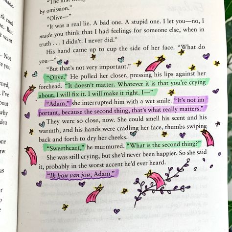 Quotes From Love Hypothesis, The Love Hypothesis Anh, Book Doodle Annotations, Love On The Brain Annotations, The Love Hypothesis Spicy Pages, The Love Hypothesis Wallpaper, Love On The Brain Quotes, Love Hypothesis Annotations, Doodle Annotations