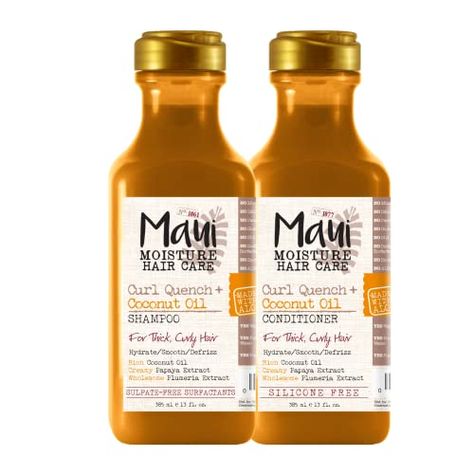 Maui Hair Products, Tight Curly Hair, Coconut Oil Shampoo, Anti Frizz Shampoo, Maui Moisture, Shampoo For Curly Hair, Natural Curls Hairstyles, Hydrate Hair, Moisturizing Shampoo