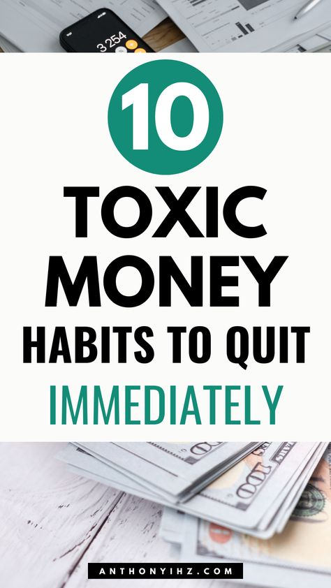 Bad Money, Improve Brain Power, Habits To Quit, Better Money Habits, Living Below Your Means, Money Lessons, Daily Workout Plan, Financial Life Hacks, Money Habits