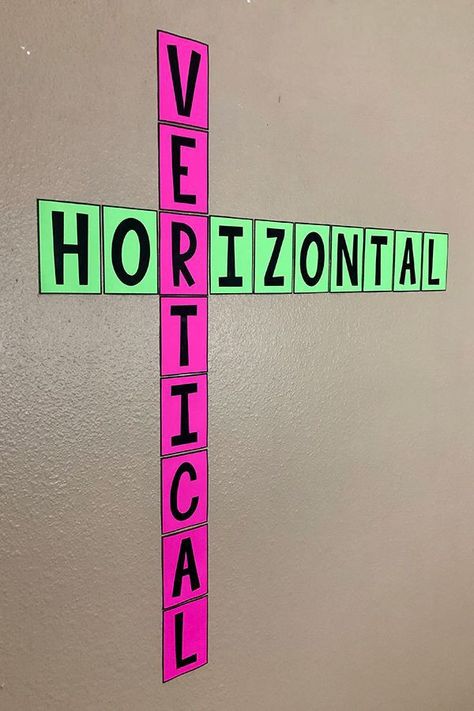 Horizontal Vertical Classroom Door, Vertical Horizontal Classroom, 3rd Grade Classroom Decorations Themes, Maths Charts For Classroom, Math Decorations Classroom, Math Wall Classroom, Elementary Math Classroom Decorations, Art Teacher Classroom, Maths Wall