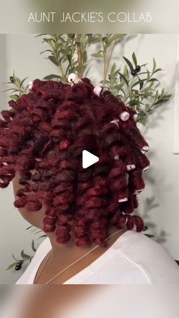 Jackie. on Instagram: "I have always been against using mousse for my loc rod sets, but when I came across this frizz patrol setting mousse from @auntjackiescurlsandcoils everything changed. This mousse is literally so perfect! It’s light weight, smells amazing, and holds extremely well. Along with their scalp oil and braid & twist gel for these edges my loc rod sets stay on point ✨ #summerhairseries #auntjackiescurlsandcoils" Locs Rod Set, Perm Rod Set On Short Locs, Perm Rod On Locs, Loc Rod Set, Locs Flexi Rods Style, Rod Loc Styles, Roller Set Locs, Roller Set On Locs, Locs Perm Rods