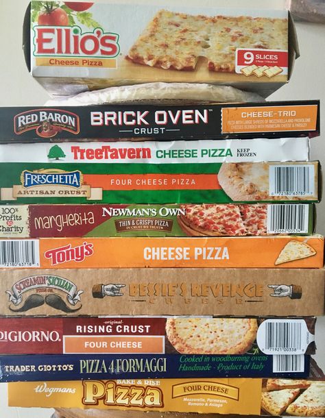 Ten Frozen Pizzas Pizza Hacks, Four Cheese Pizza, Crispy Pizza, Kitchen Help, Chef Tips, Frozen Pizza, Taste Test, Pizza Pizza, Cooked Veggies