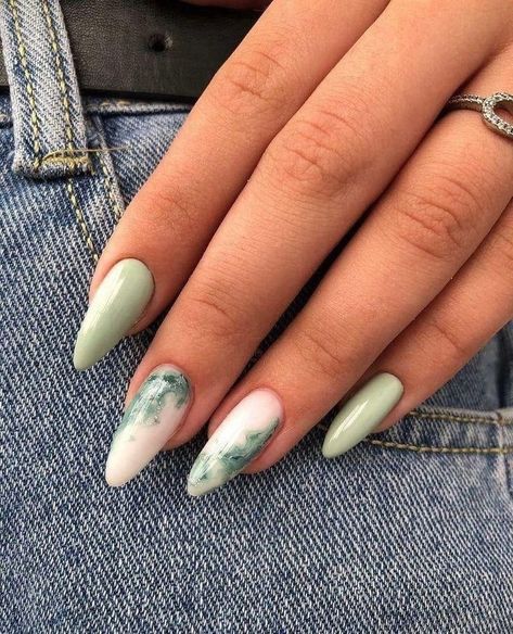 Texas Spring, Casual Nails, Pretty Gel Nails, Nails Blue, Nails Spring, Blue Spring, Spring Hill, Classy Nails, Pretty Acrylic Nails