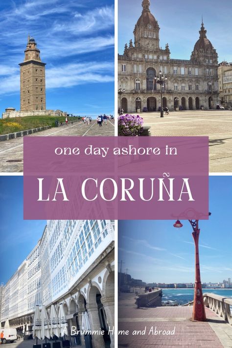 One Day in La Coruña: What to See and Do During Your Med Cruise Visit! : A Brummie Home and Abroad La Coruna Spain, Cruise Europe, Mexico Culture, Mediterranean Cruise, New Town, Southampton, Spain Travel, World Heritage Sites, Old Town