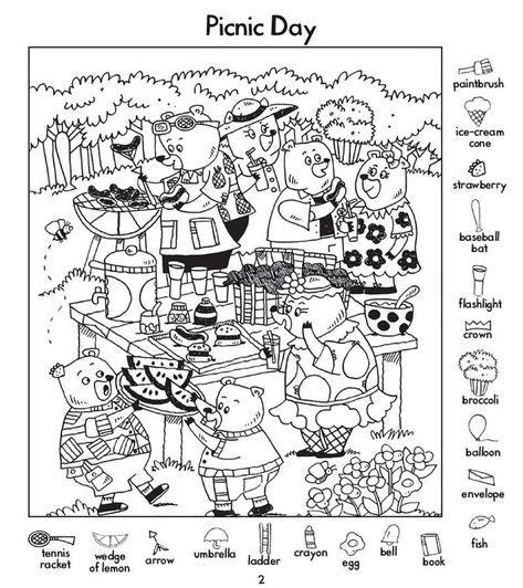 Hidden Pictures Printables, Hidden Picture Games, Highlights Hidden Pictures, Hidden Object Puzzles, Find The Hidden Objects, Hidden Picture Puzzles, Free Printable Games, Art Activities For Toddlers, Mazes For Kids