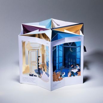 Pop Up Book Architecture, Interactive Book Design Creative, Pop Up Illustration, Pop Up Book Design, Art Book Ideas, Carousel Card, Carousel Book, Illustration Gift Ideas, Pop Up Books