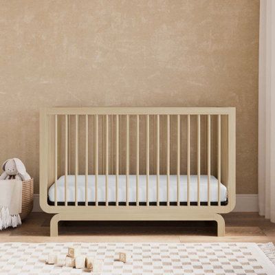 Introducing the Storkcraft Santorini Deluxe 5-in-1 Convertible Crib with Bonus Toddler Guardrail - our most stylish crib yet. To make the Santorini even more special, it includes a toddler safety guardrail — allowing you to transform it into a toddler bed, whenever your child is ready to transition to their first “big kid” bed. GREENGUARD Gold Certified and a Storkcraft original design, the elegant Santorini Crib is named after one of the most beautiful places in the world, and is a dreamy blend Norwegian Nursery, Light Wood Crib, French Country Nursery, Aesthetic Nursery, Crib To Toddler Bed, Wood Crib, Kid Bed, White Crib, Big Kid Bed