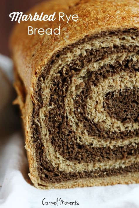 Marbled Rye Bread Marble Rye Bread Recipe, Homemade Rye Bread, Swirl Bread Recipe, Rye Bread Recipes, Deli Sandwiches, Yeast Bread Recipes, Swirled Bread, Picture Tutorial, Rye Bread