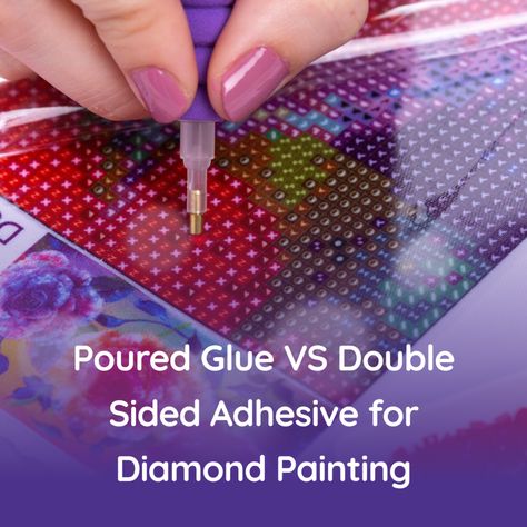 Canvas Hacks, Diamonds Painting, Diamond Dots, Diamond Dotz, Glue Painting, Fine Wrinkles, Painting Frame, Paint Canvas, Painting Canvases